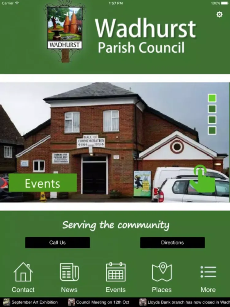 Wadhurst Parish Council iPad  سکرین شاٹس