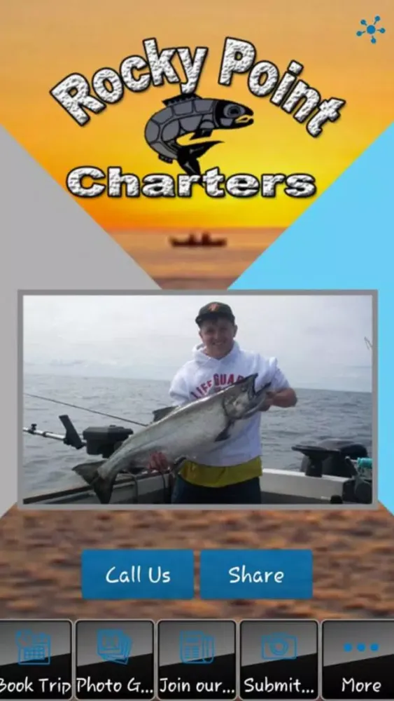 Tangkapan layar Rocky Point Charters