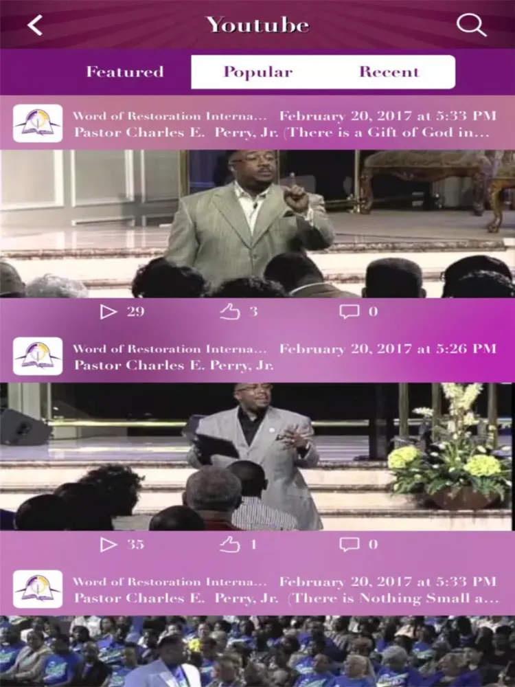 Charles Perry Ministries iPad 应用截图