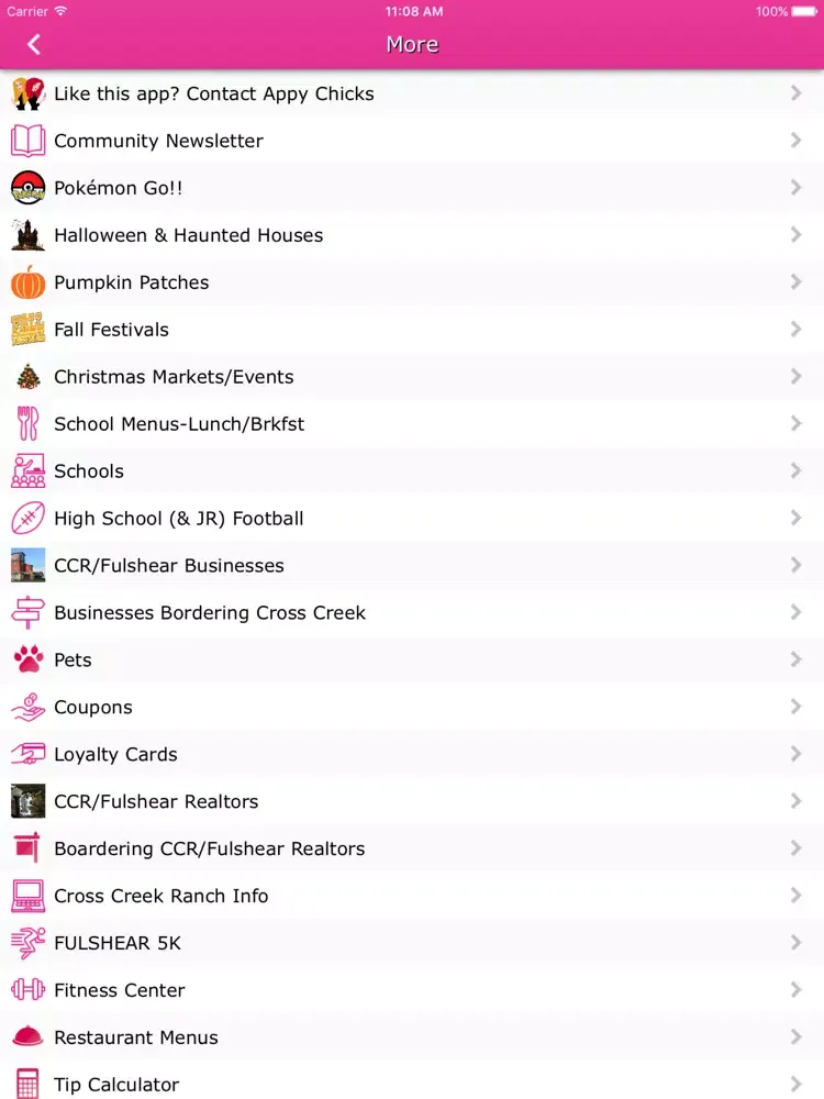 تصاویر Cross Creek Community App iPad 