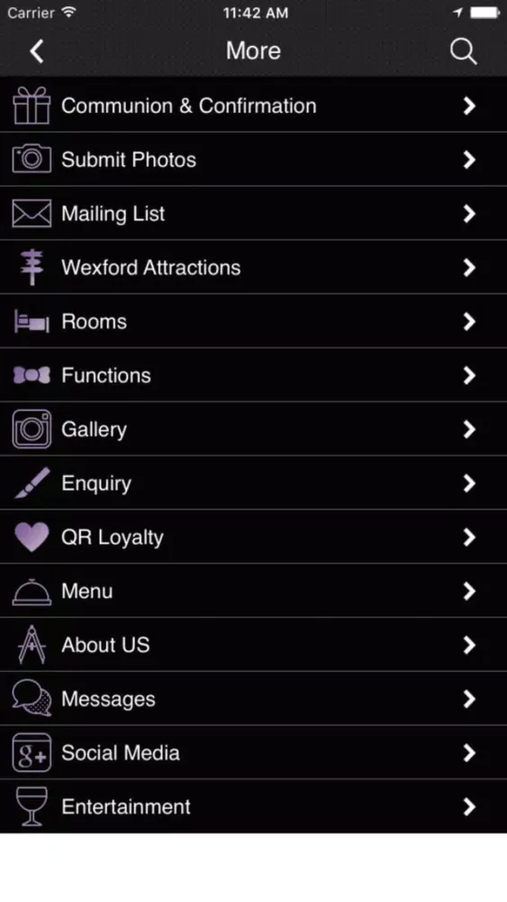 Ảnh chụp màn hình của The Farmers Kitchen Hotel App