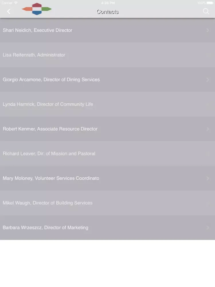Collingswood iPad  Screenshots