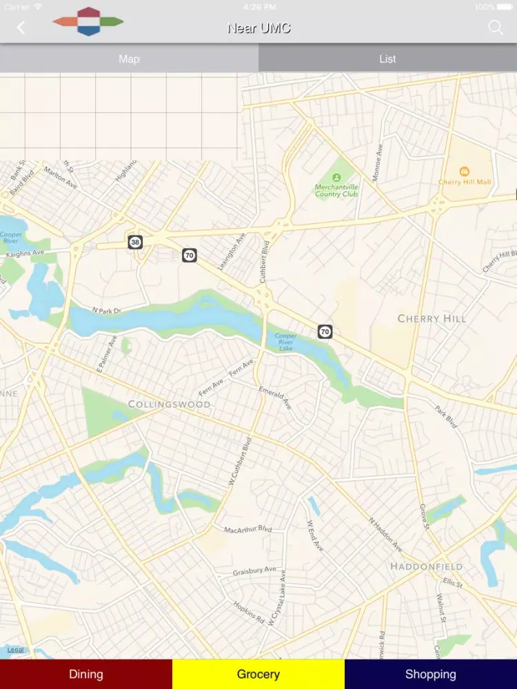 Collingswood iPad  Screenshots