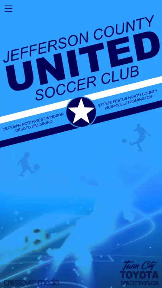 Capturas de tela do JC United Soccer Club