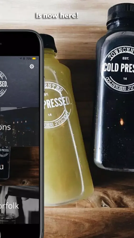 Tangkapan layar Town Center Cold Pressed.