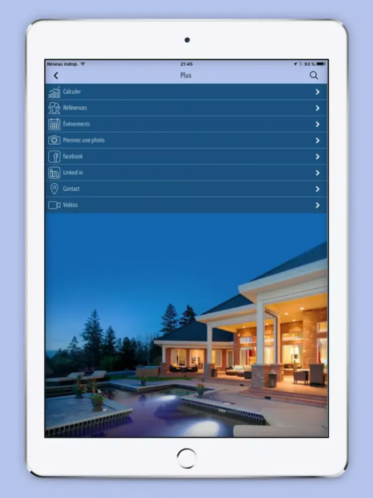 Gilberte Lefebvre Immobilier iPad  स्क्रीनशॉट