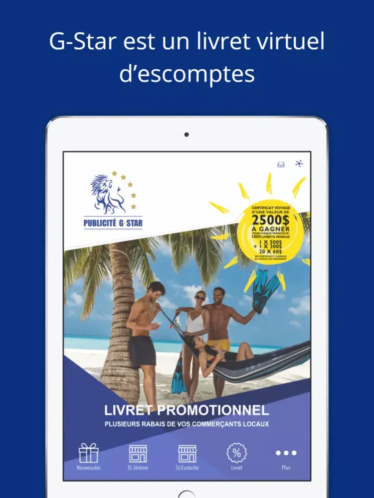 Zrzuty ekranu Publicité G-Star iPad 