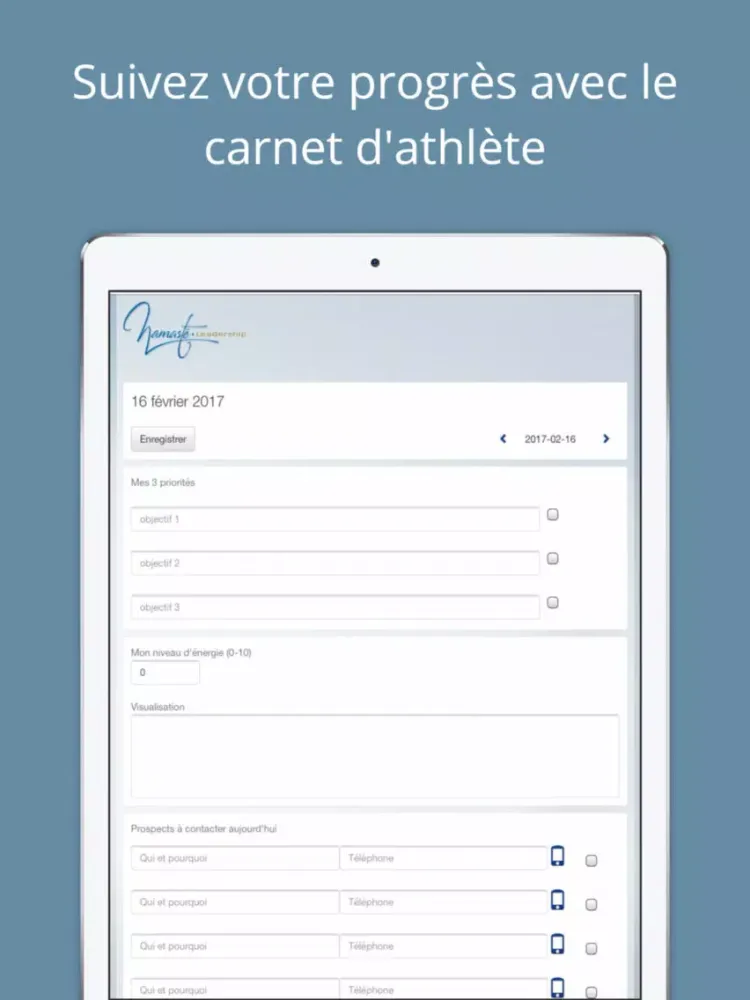 تصاویر Namasté Leadership iPad 