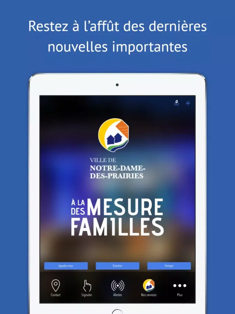 Ville de Notre-Dame-des-Prairies iPad  Ekran Görüntüleri