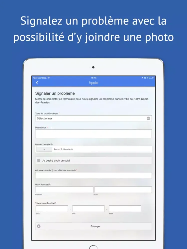 Ville de Notre-Dame-des-Prairies iPad  Ekran Görüntüleri