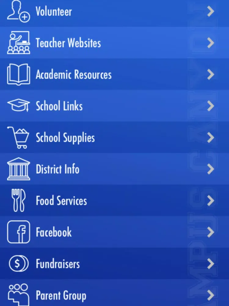 Capturas de tela do Campus Canyon College Prep iPad 