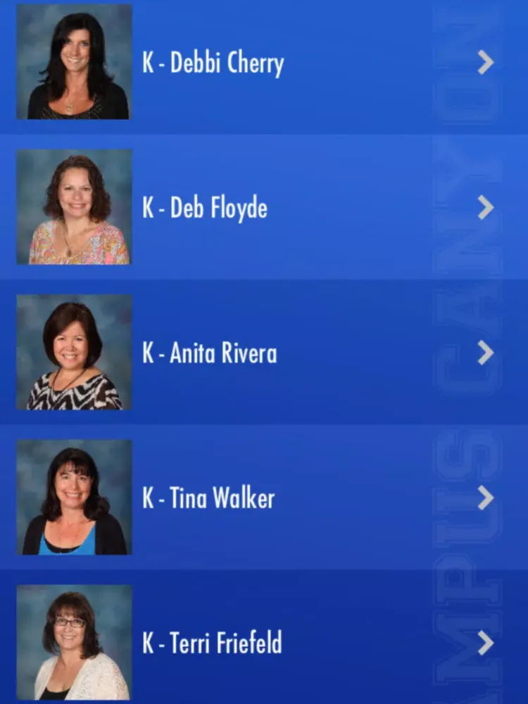 Capturas de tela do Campus Canyon College Prep iPad 