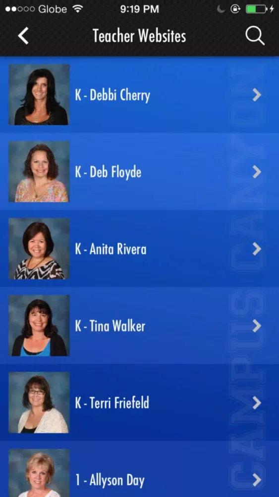 Capturas de tela do Campus Canyon College Prep