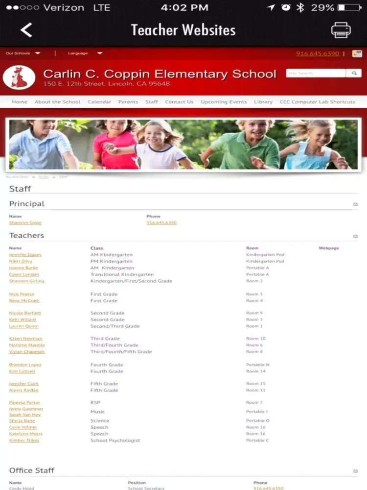 Скриншоты Carlin C. Coppin Elementary iPad 