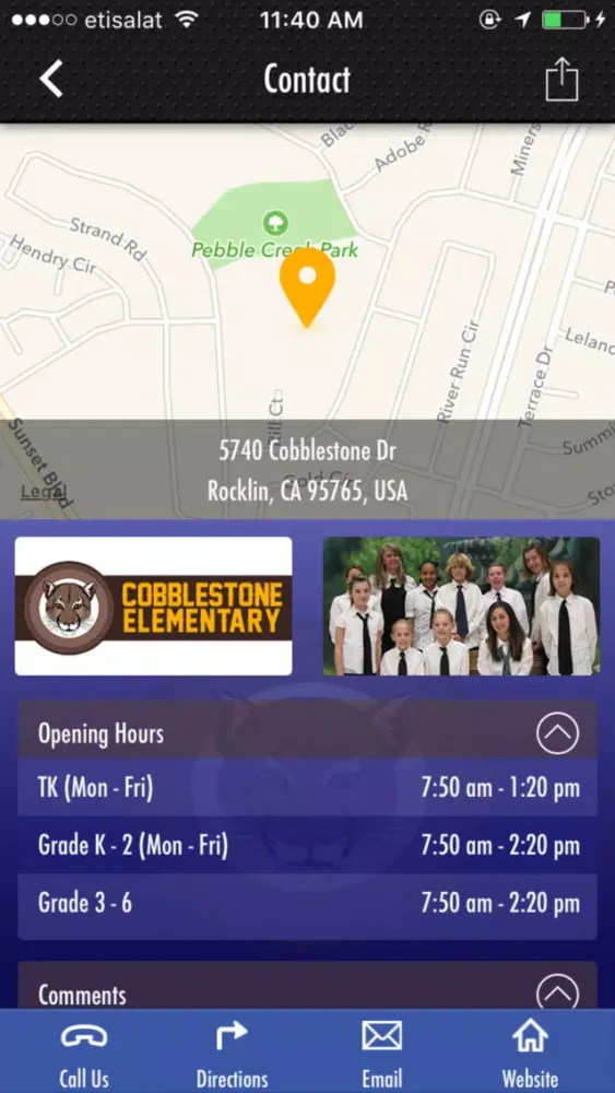 Cobblestone Elementary School سکرین شاٹس