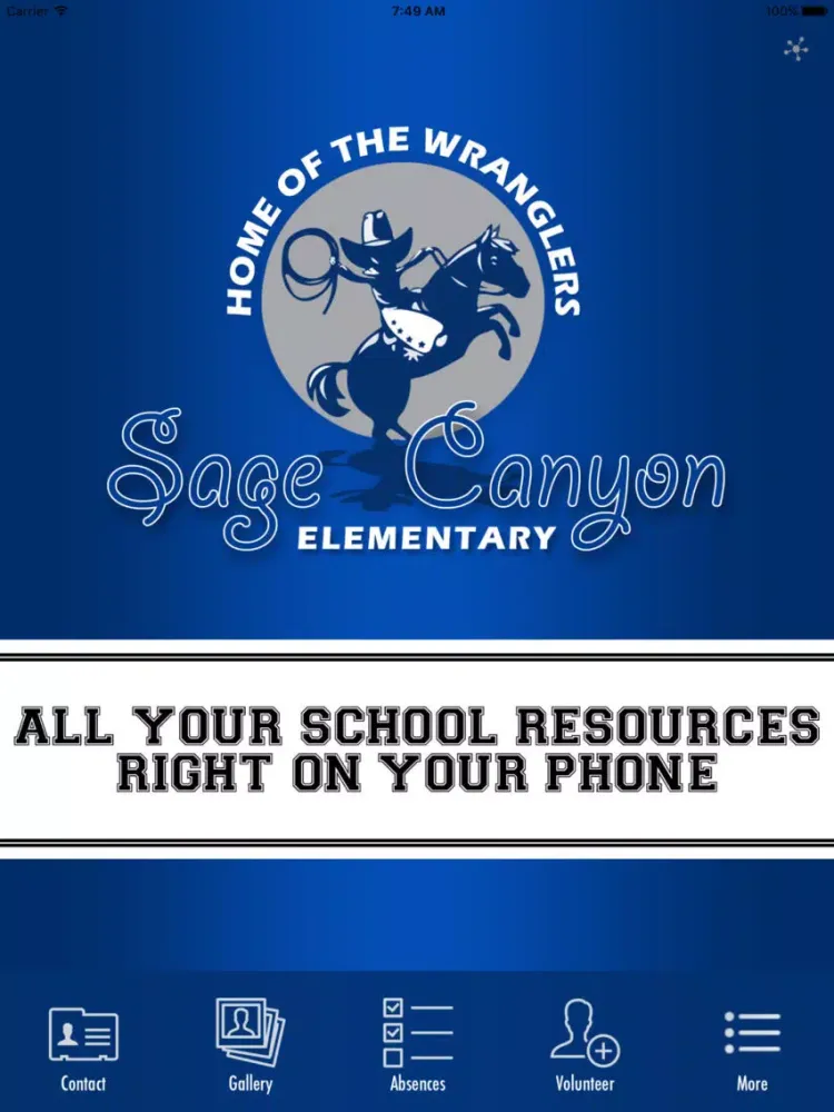 Capturas de pantalla de Sage Canyon Elementary iPad 