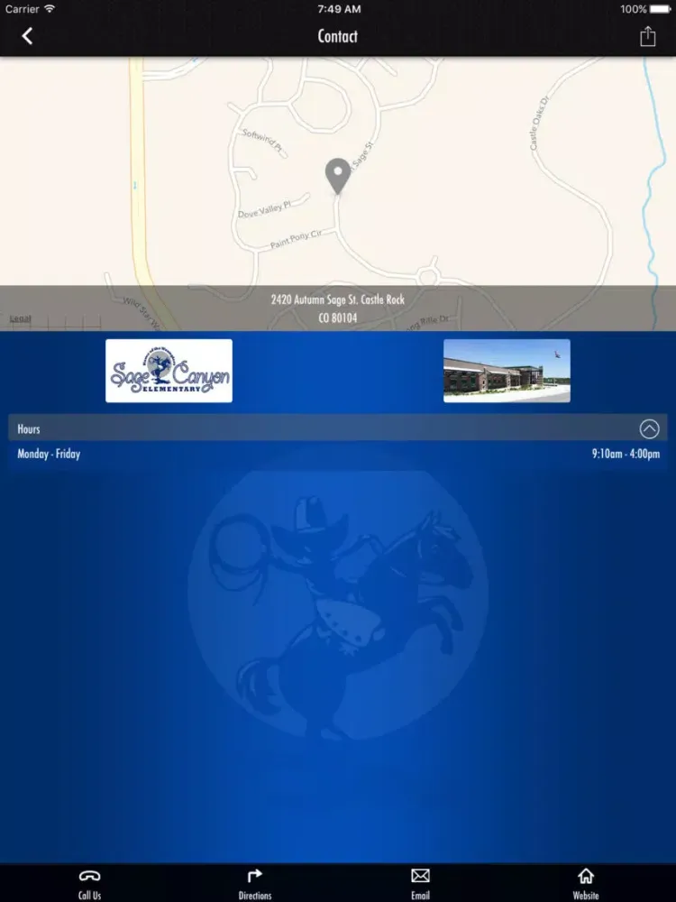 Capturas de pantalla de Sage Canyon Elementary iPad 