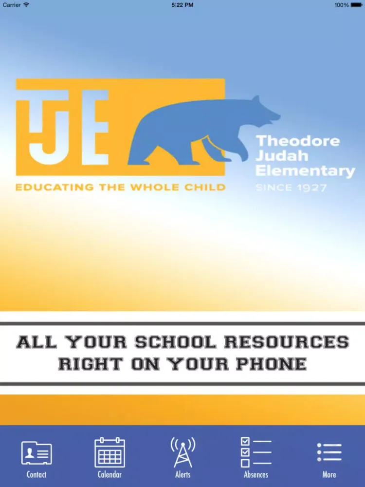 Theodore Judah Elementary iPad  स्क्रीनशॉट