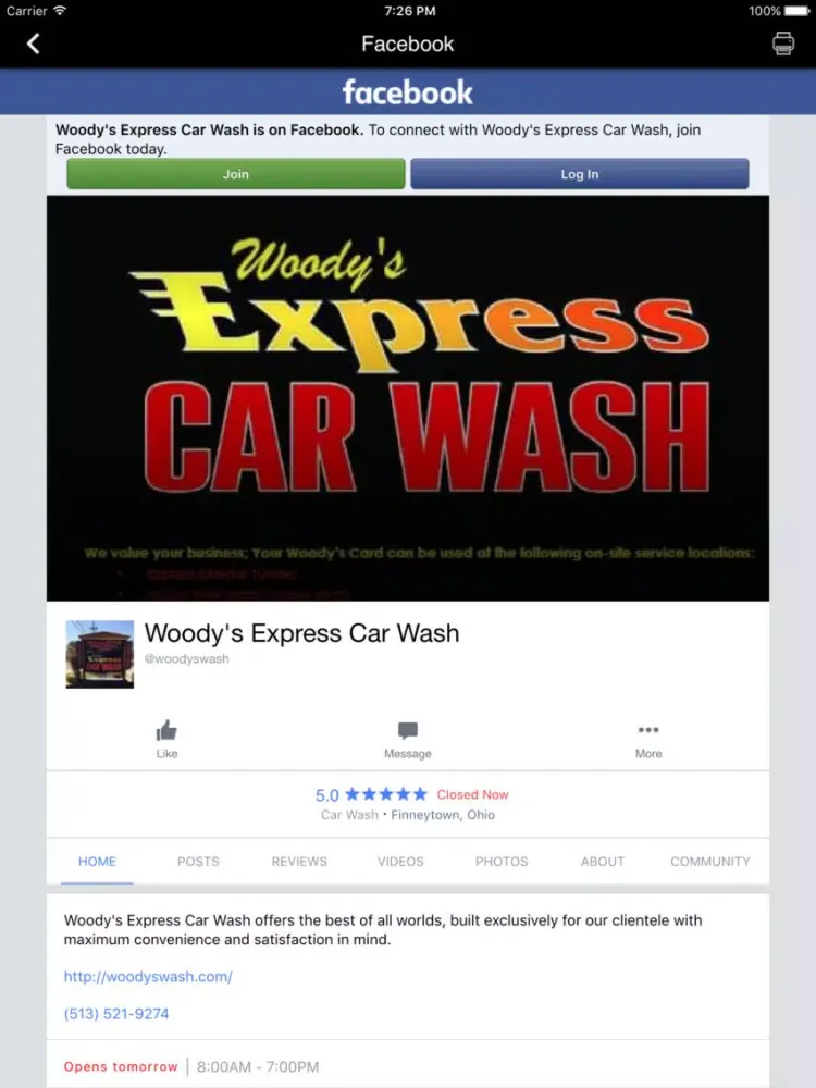 Capturas de tela do Woody's Express Car Wash iPad 