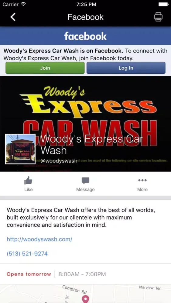 Capturas de tela do Woody's Express Car Wash