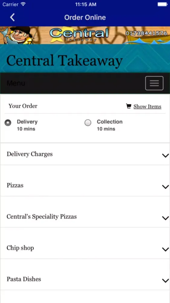 Скриншоты Central Takeaway