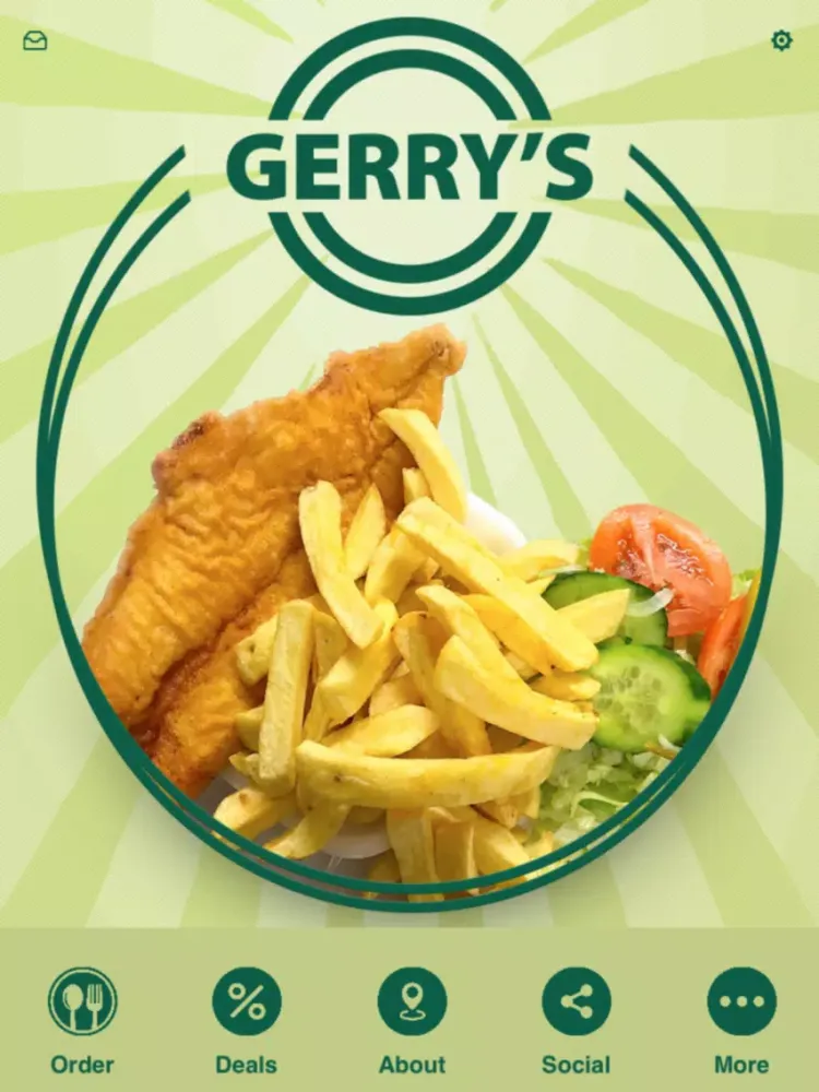 Captures d'écran de Gerrys Takeaway iPad 