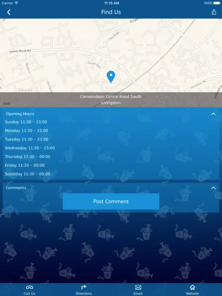 Capturas de pantalla de La Capanna iPad 