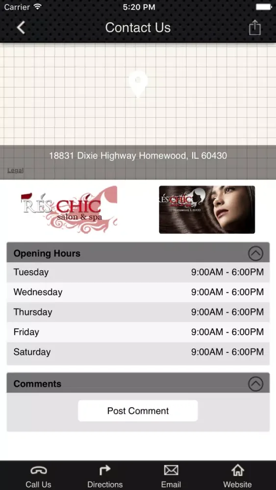 ภาพหน้าจอของ Tres Chic Salon & Spa