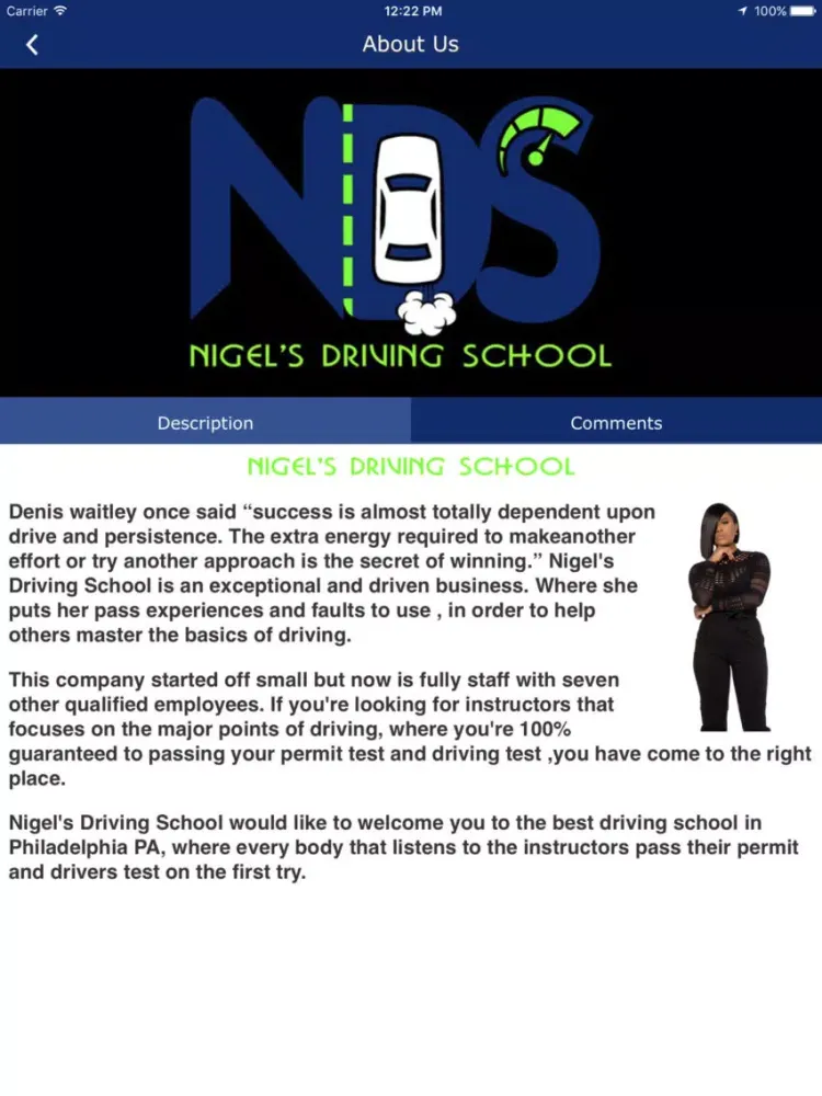 ภาพหน้าจอของ Nigels Driving School iPad 