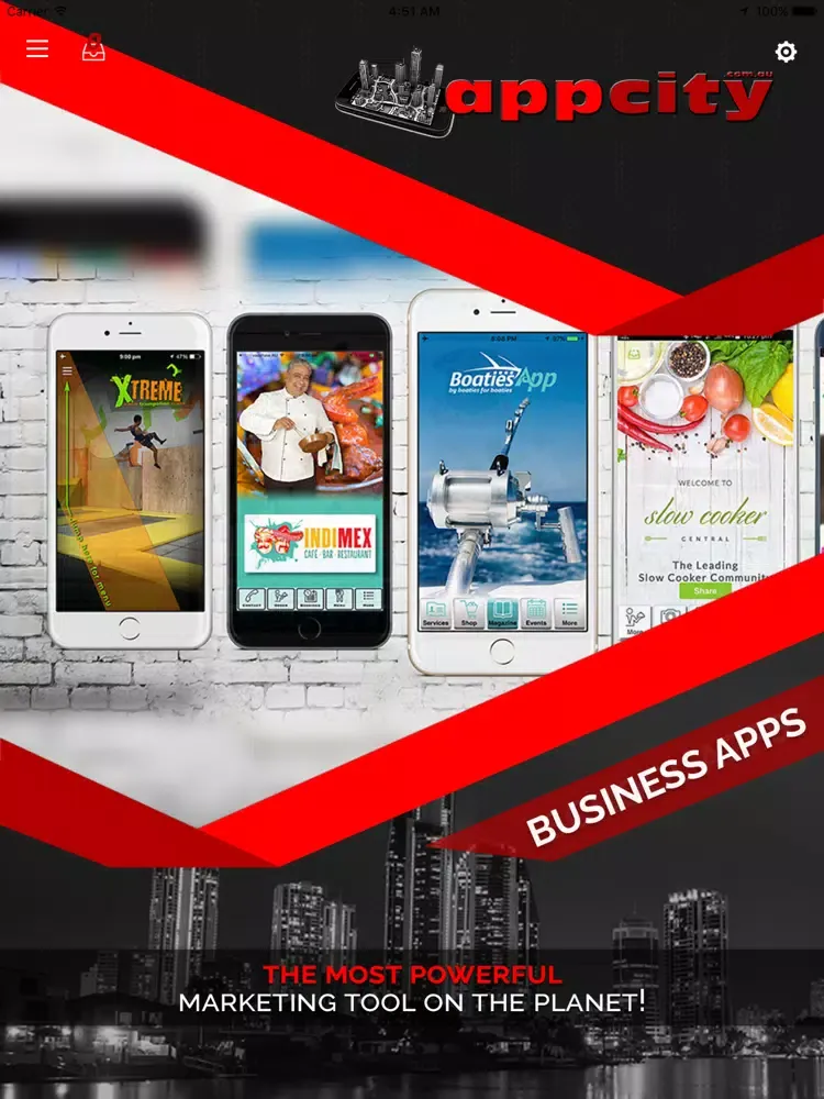 Zrzuty ekranu App City iPad 
