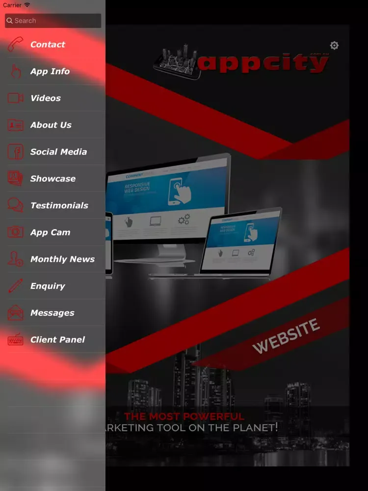 Zrzuty ekranu App City iPad 