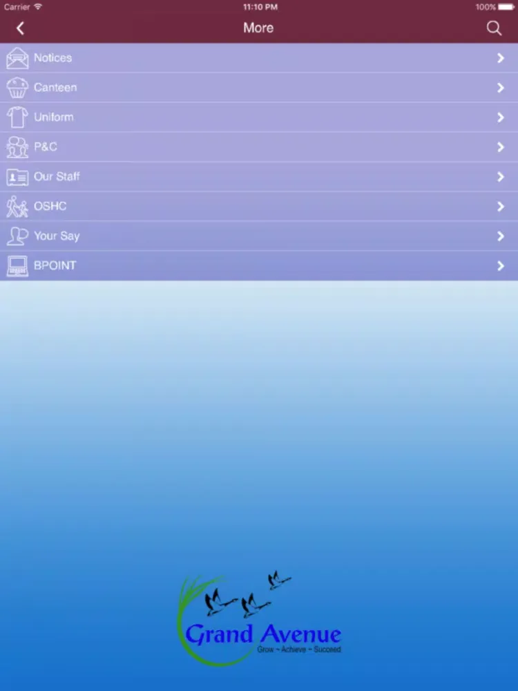 Grand Avenue State School iPad  Screenshots