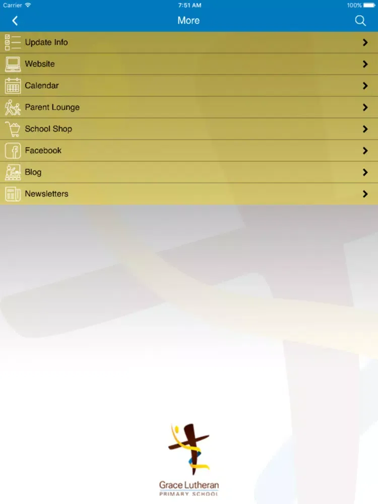 Capturas de pantalla de Grace Lutheran Primary School iPad 