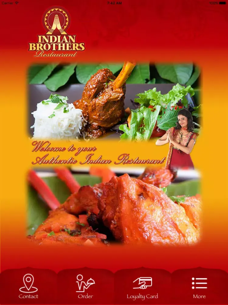 ภาพหน้าจอของ Indian Brothers Restaurants iPad 