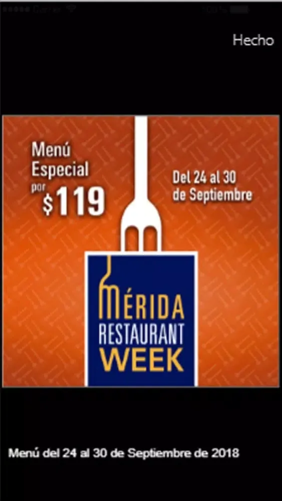 تصاویر Merida Restaurant Week
