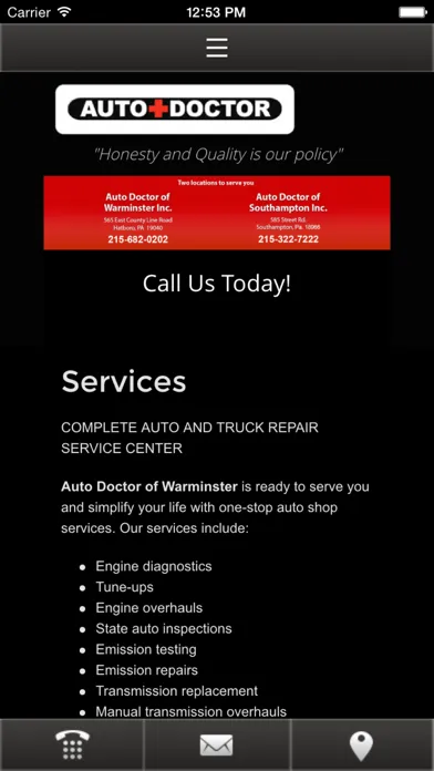 Скриншоты Auto Doctor