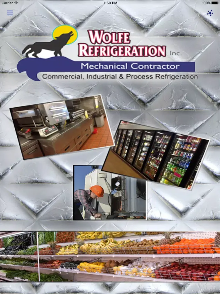 Wolfe Refrigeration iPad 應用截圖