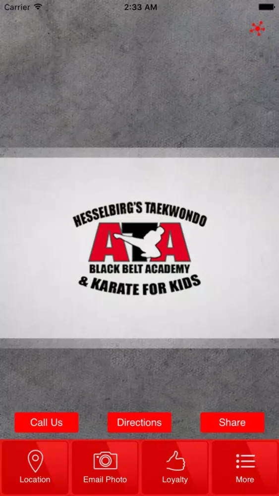 Zrzuty ekranu Hesselbirg's Taekwondo & Karate