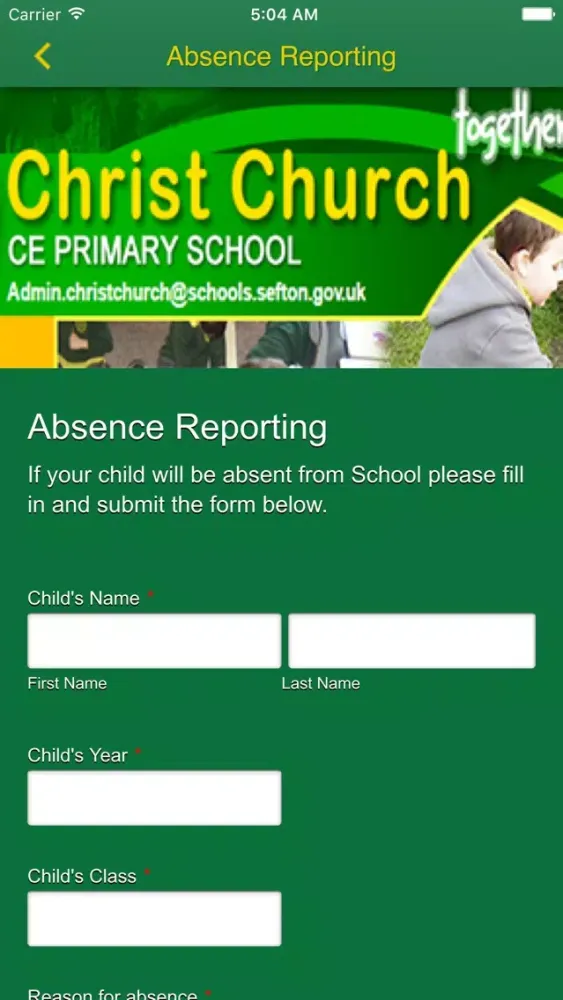 ภาพหน้าจอของ Christ Church CE Primary