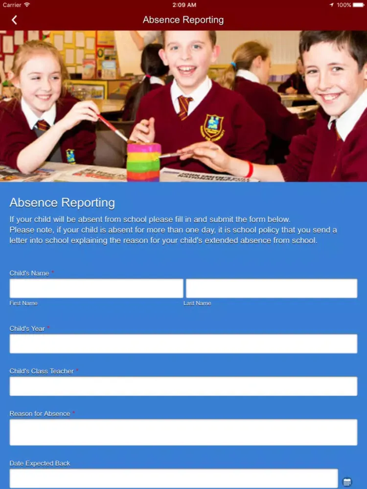 Holy Family Catholic Primary iPad 应用截图