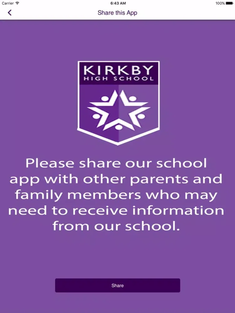 Kirkby High School iPad 應用截圖