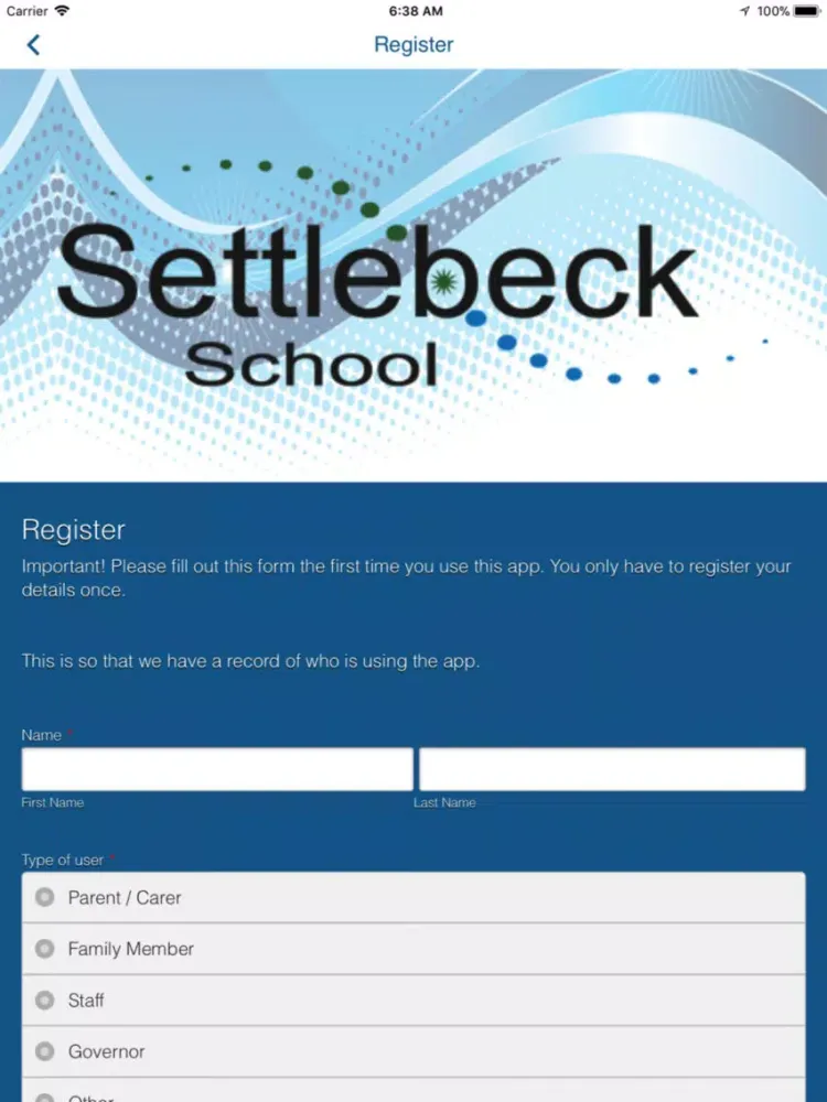 Settlebeck School iPad  Screenshots