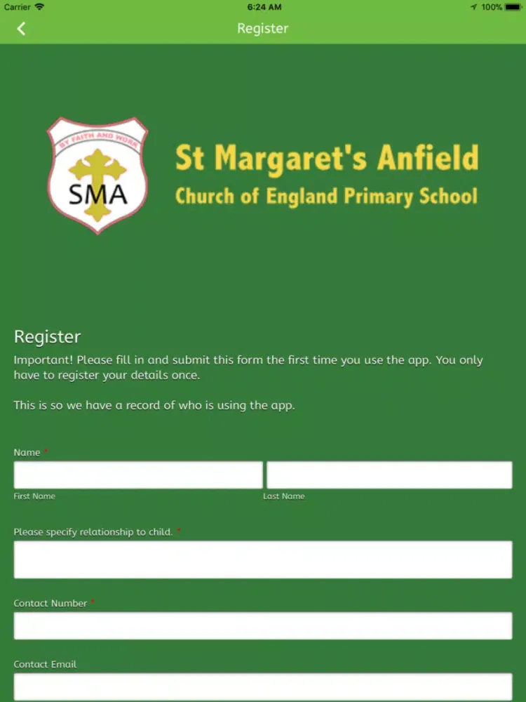 St Margaret's Anfield iPad  स्क्रीनशॉट