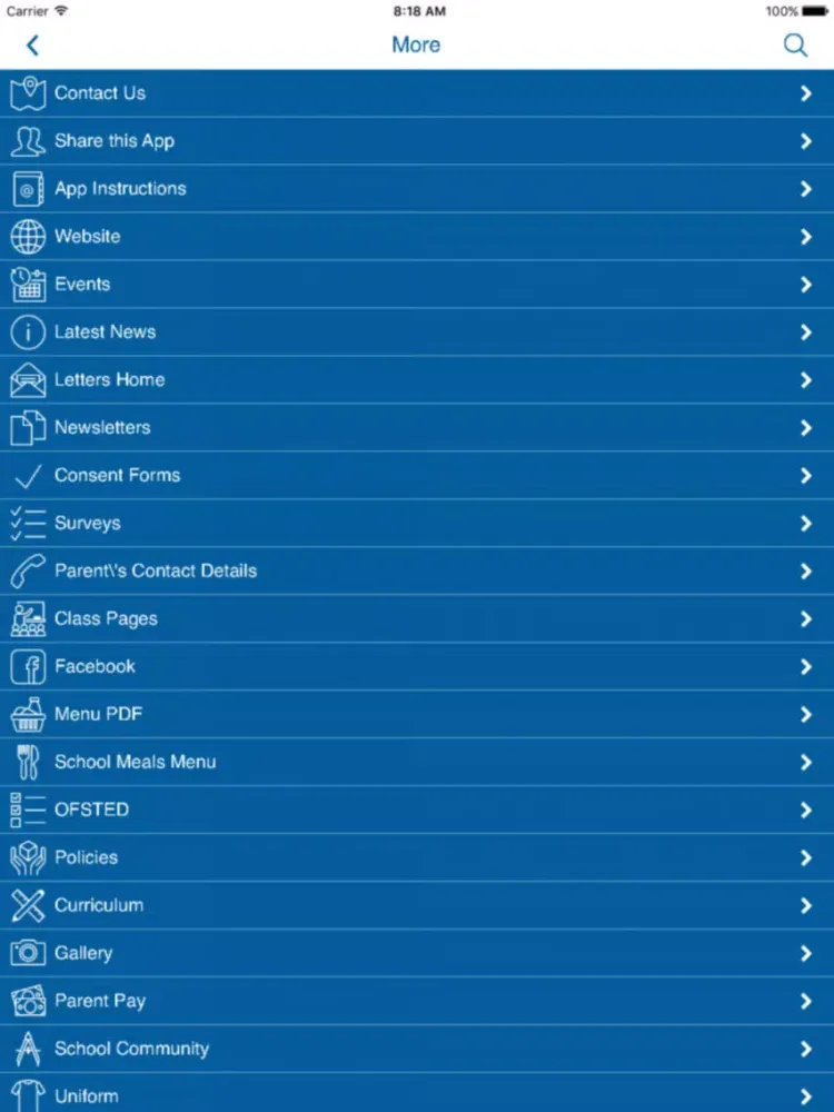 Thomson House School iPad  Screenshots