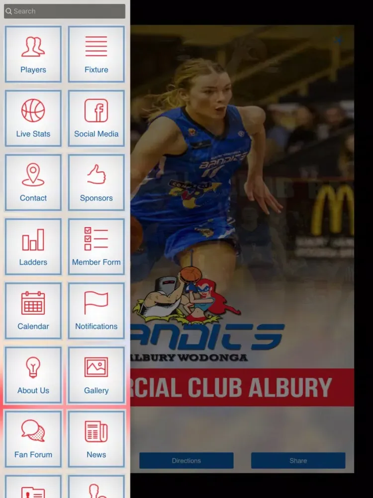 Capturas de pantalla de Albury Wodonga Bandits iPad 