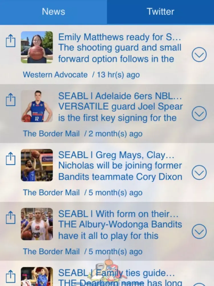 Capturas de pantalla de Albury Wodonga Bandits iPad 