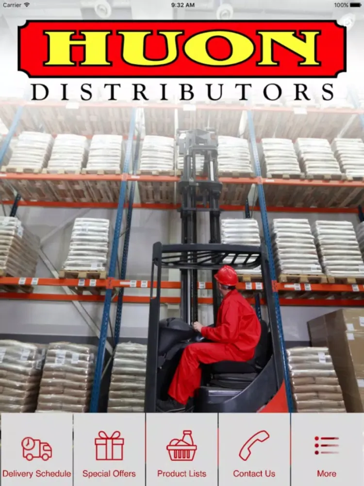 Screenshot di Huon Distributors iPad 