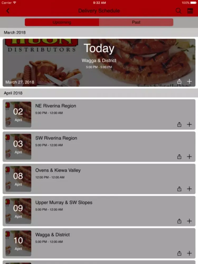 Screenshot di Huon Distributors iPad 