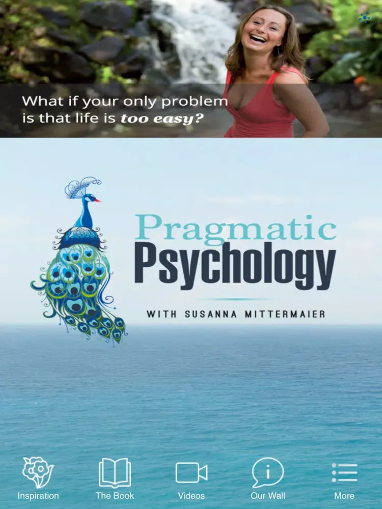 Tangkapan layar Pragmatic Psychology iPad 