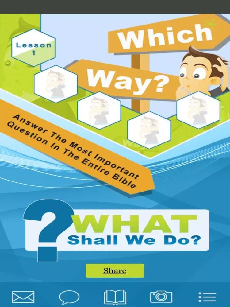 Capturas de tela do What Shall We Do iPad 